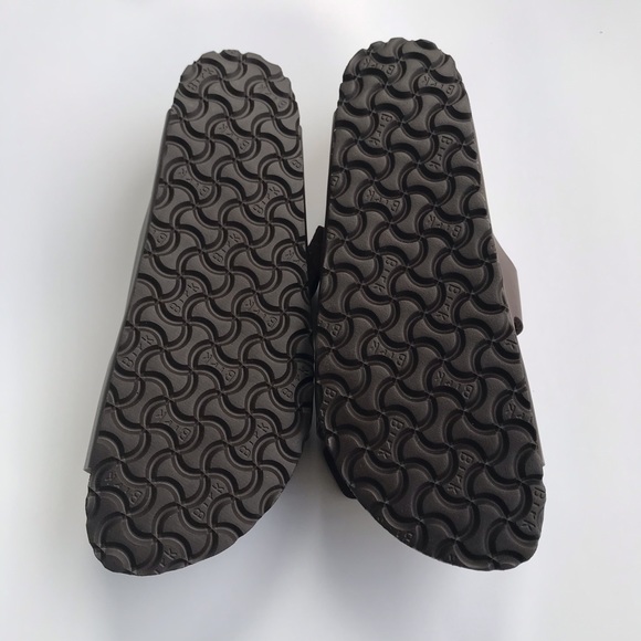 New! Birkenstock Arizona BS Dark Brown Leather Sandals Sz 41 Women 10 Men 8 - Picture 7 of 9